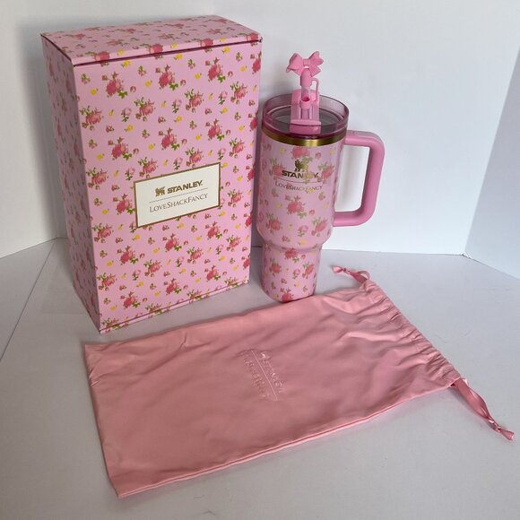 STANLEY X LOVESHACKFANCY 40oz Quencher Ibiza Sunset NEW w/Box Limited Edition - Picture 6 of 16